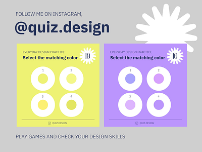 Quiz.design color digital game game design graphicdesign instagram learning mobile practice quiz school ux uxui web webdesign
