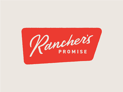 Rancher's Promise design hand drawn hand drawn type hand lettered hand lettering logo typography vector
