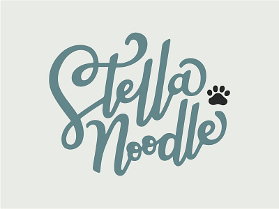 Stella Noodle art design graphic design hand drawn hand drawn type hand lettered hand lettering typography vector