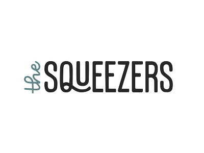 The Squeezers art design graphic design hand drawn hand drawn type hand lettered hand lettering typography vector
