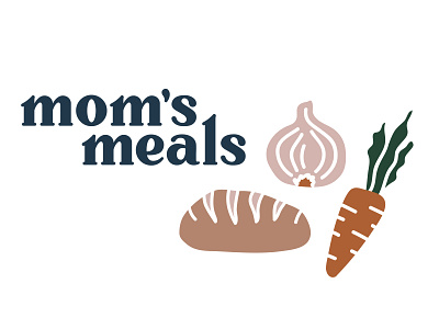 Mom's Meals art design graphic design hand drawn hand drawn type hand lettered hand lettering illustration typography vector