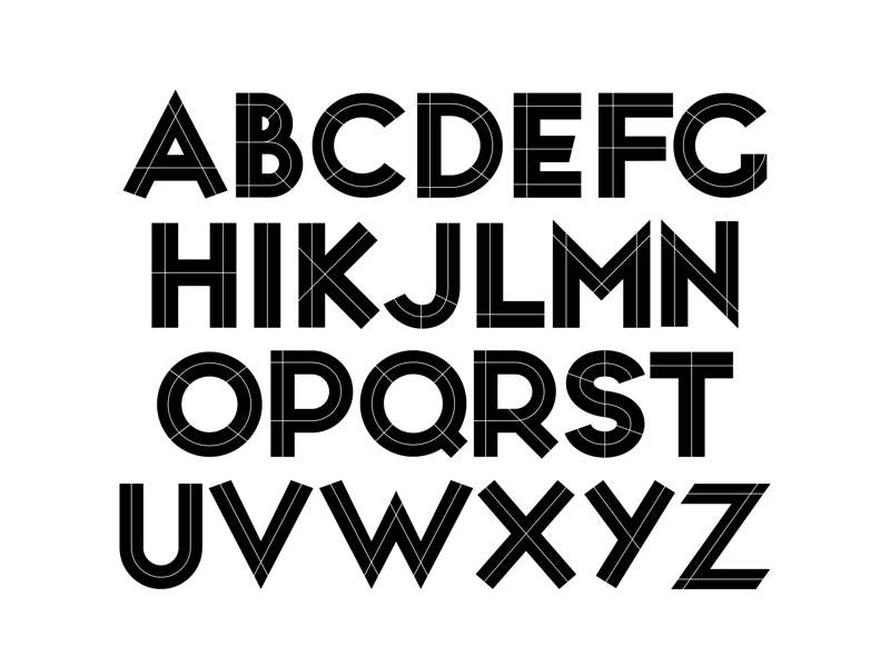 Custom font for a logo by Table Talk Studio on Dribbble