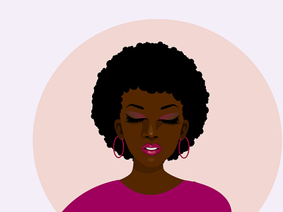 black woman africa afro woman black woman illustration illustrator kenya lashes vector