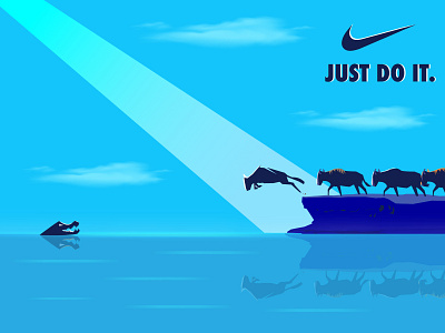 Hello Dribble , A nike concept. illustration ui vector web