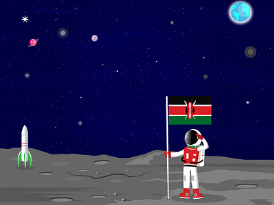 Kenya in space