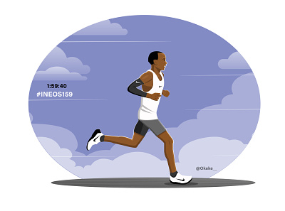 Eliud Kipchoge INEOS Challenge athletics eliud kenya kipchoge marathon runner