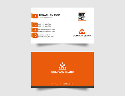 Corporate Branding Business Card Design carte visite