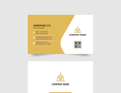 Corporate Branding Business Card Design business name card