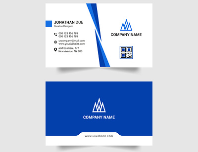 Corporate Branding Business Card Design abstract card
