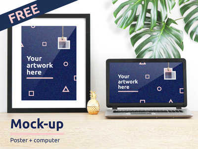 Free Poster and Computer Mockup!