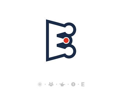 An unused logomark for Epicenter - Medieval Escape Room branding epicenter escape room jester keyhole letter logo logomark logotype people stationery