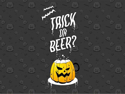 Trick or Beer? autumn bag bat beer candy creepy fall halloween halloween flyer halloween icons holiday holiday party october phone cover pumpkin scary society6 to buy trick or beer trick or treat