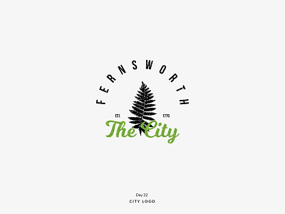 Daily Logo Challenge Day 22! - City Logo city dailylogo dailylogochallenge fern fernsworth logo logoconcept logodesign logodesigner logoideas logomark logotype