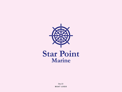 Daily Logo Challenge Day 23! - Boat Logo boat dailylogo dailylogochallenge day23 logo logoconcept logodesign logodesigner logoidea logomark logotype marine point star stereo