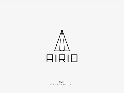 Daily Logo Challenge Day 26! - Paper Airplane Logo airplane dailylogo dailylogochallenge day26 logo logoconcept logodesign logodesigner logoidea logomark logotype paper paper airplane