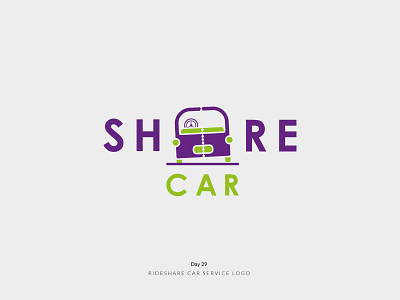 Daily Logo Challenge Day 29! - Rideshare Car Service Logo brand branding car carshare dailylogo dailylogochallenge design logo logoconcept logodesign logodesigner logoidea logoinspire logomark logotype