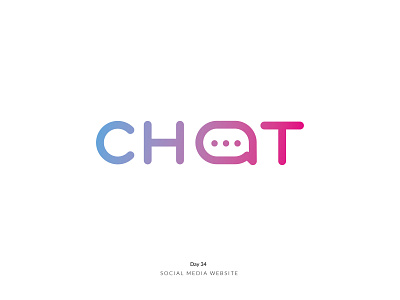 Daily Logo Challenge Day 34! - Social Media Website Logo brand branding chat dailylogo dailylogochallenge logo logoconcept logodesign logodesigner logoideas logoinspire logomark logotype socialmedia