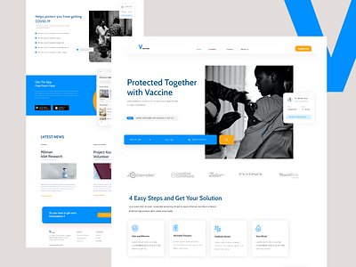 Vaccine landing page concept agency business finance bank credit debit card payment covi199 web design doctor web hospital web illustration logo new trend clean website template mobile app ios android user experience ux user interface ui vaccine web web landing page