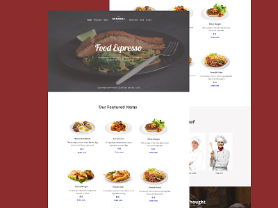 Restaurant website Concept clean b2b sass dashboard restaurant product design typography food new trend clean website popular dribbble best shot sayed rahman design works template mobile app ios android user experience ux user interface ui web landing page
