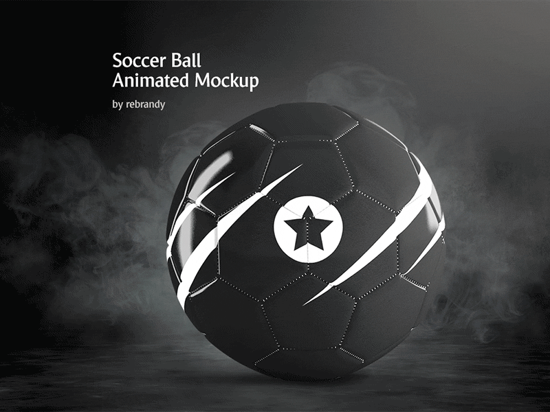 Soccer Ball Animated Mockup by Alexandr Bognat on Dribbble