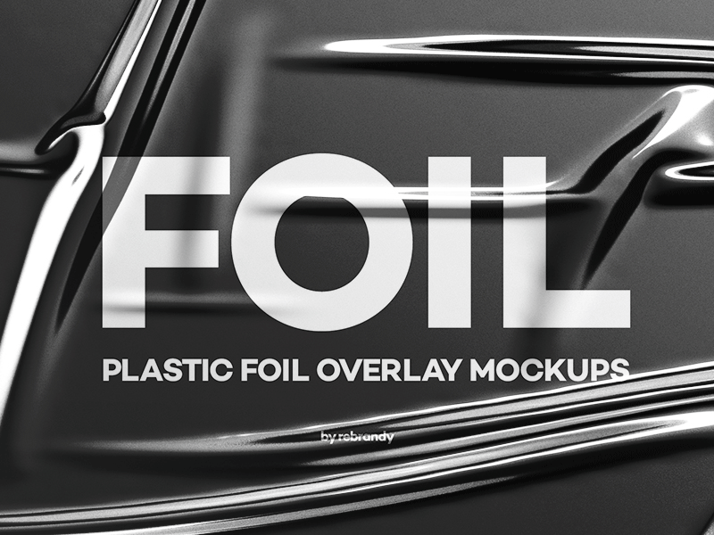 Plastic Foil Overlay Mockups