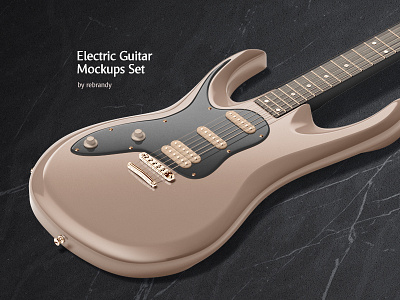 Electric Guitar Mockups Set acoustic bass chitarra chord download electric fingerpicking guitar gutar instrument melody mockup music musical musician pick psd sound string tune