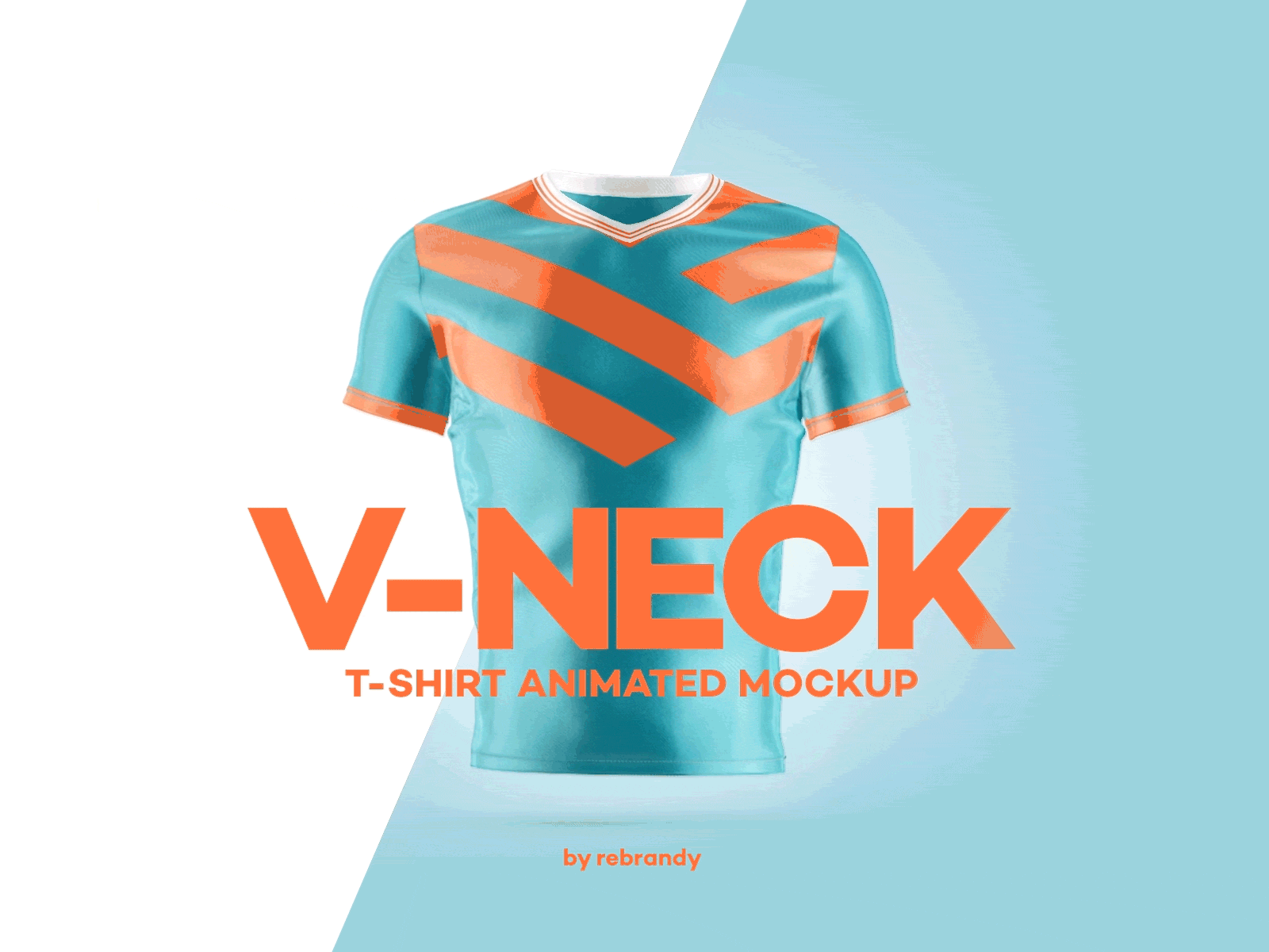 V-Neck Soccer Jersey Mockup by CG Tailor on Dribbble