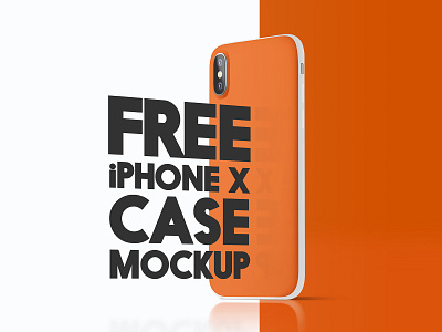Free iPhone X Case Mockup