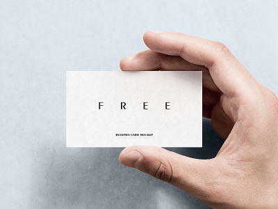 Free Business Card Mockup card cardboard company free freebie hand id logo mockup office promotion psd surname