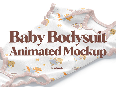 Baby Bodysuit Animated Mockup