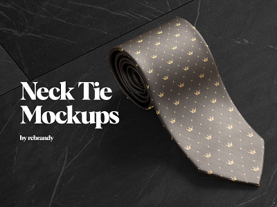 Neck Tie Mockups classic costume formalwear mockup psd suit tied uniform
