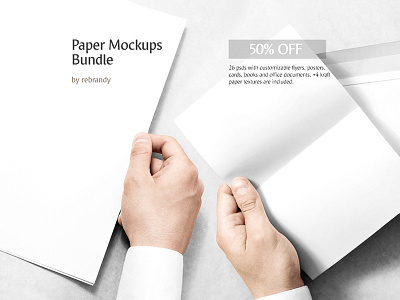 Paper Mockups Bundle album brochure business display document download magazine mock up mockup notebook paper psd