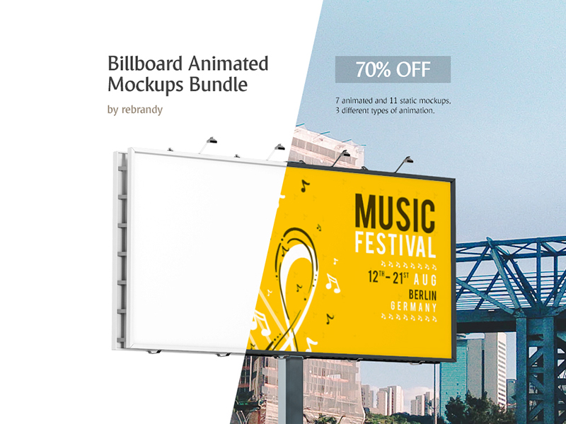 Download Billboard Animated Mockups Bundle by Alexandr Bognat on ...