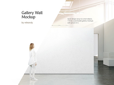 Gallery Wall Mockup art canvas download exhibition expo exposition gallery mock up mockup museum psd wall