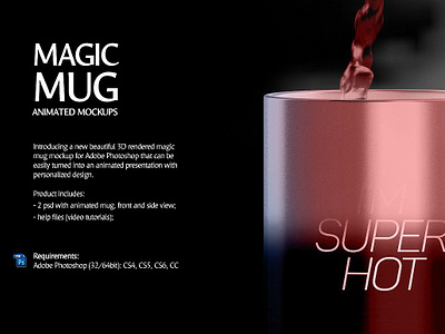 Download Magic Mug Animated Mockup By Alexandr Bognat On Dribbble