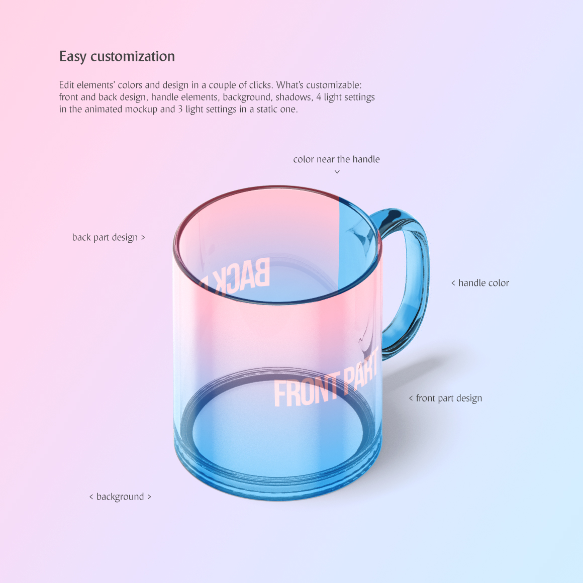 Download Freebie! New Glass Mug Animated Mockup by Alexandr Bognat on Dribbble