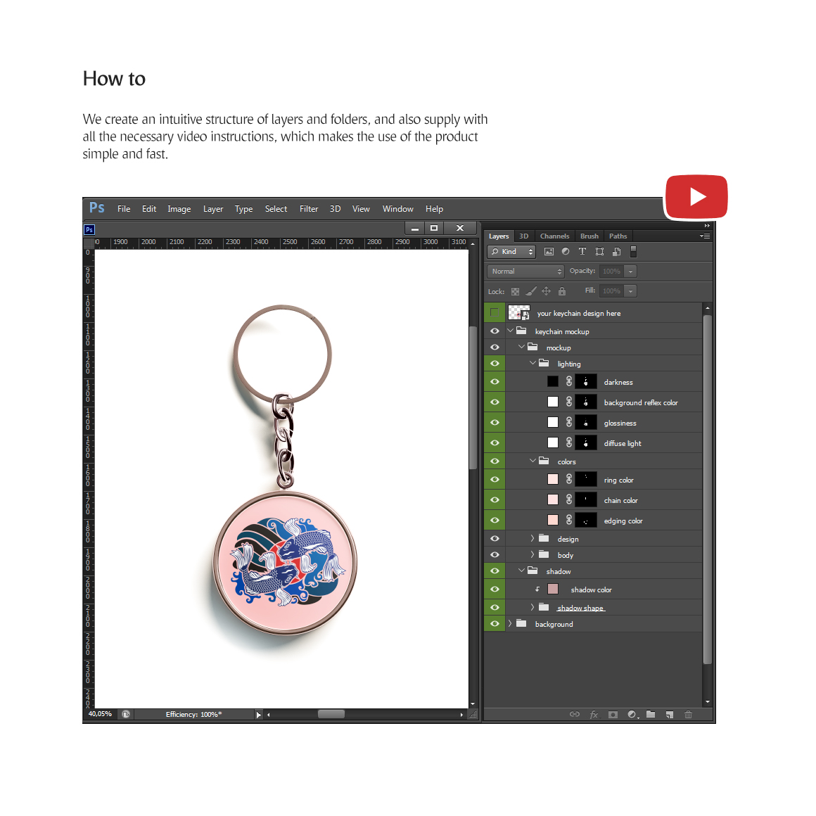 Download Round Keychain Mockup by Alexandr Bognat on Dribbble