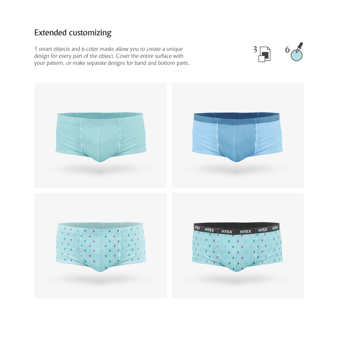 Download Men S Trunks Underwear Mockup By Alexandr Bognat On Dribbble PSD Mockup Templates