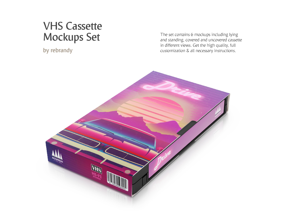 VHS Cassette Mockups Set by Alexandr Bognat on Dribbble