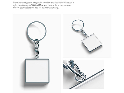 Download Square Keychain Mockup By Alexandr Bognat On Dribbble