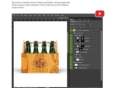 Download Craft Beer Box Mockup By Alexandr Bognat On Dribbble