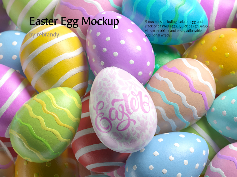 Easter Egg Mockup by Alexandr Bognat on Dribbble