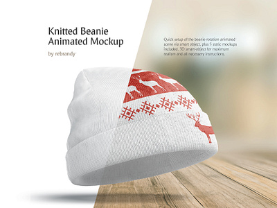 Download Knitted Beanie Animated Mockup By Alexandr Bognat On Dribbble