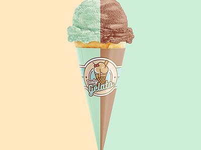 Download Ice Cream Cone Mockup By Alexandr Bognat On Dribbble