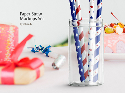 Paper Straw Mockups Set bendy beverage cardboard cocktail disposable drink drinking juice mockup paper straw pipe psd soloma stick strawy stripe tube tubelet tubule water