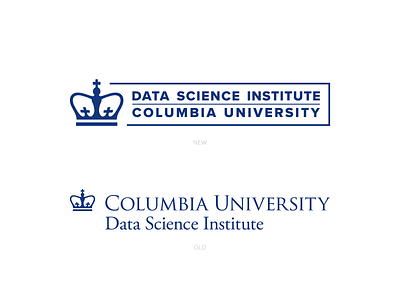 The Data Science Institute at Columbia University academia branding columbia data science illustrator institute logo rebrandng redesign university