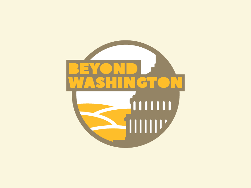 Beyond Washington branding capital capitol dc government illustrator logo program usa washington