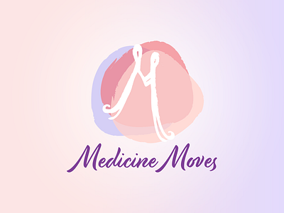 Medicine Moves branding dancing exercise fitness logo movement