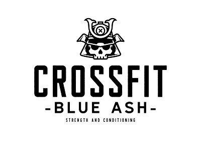 Crossfit Blueash Logo branding crossfit design gym gymlogo icon illustration illustrator lettering logo minimal type typography vector