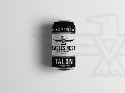 Eagles Nest Beer Can concept branding design icon illustration illustrator lettering logo type typography ui ux vector website